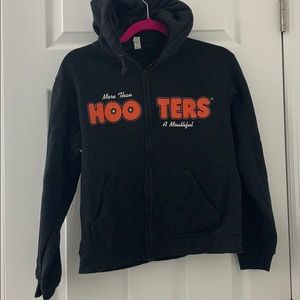 Hooters zip up hoodie